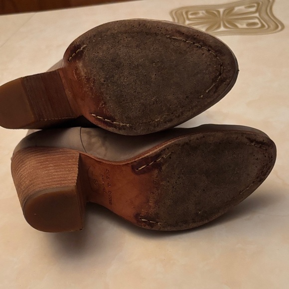 rag & bone Taupe Ankle Newbury Boots Size 35/5 Winter Fall Suede - Picture 5 of 9